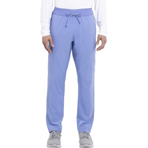 image:imageCherokee iFlex Men Scrubs Pant Tapered Leg Drawstring Cargo CK006Ciel Blue