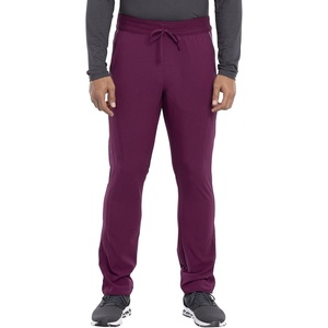 image:imageCherokee iFlex Men Scrubs Pant Tapered Leg Drawstring Cargo CK006Wine