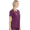 image:imageCherokee Euphoria Women Scrubs Top Tuckable VNeck CK788AWine