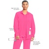 image:imageCherokee Infinity Scrub Jacket for Women Zip Front Contemporary FitCarmine Pink