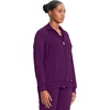 image:imageCherokee Infinity Scrub Jacket for Women Zip Front Contemporary FitEggplant