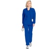 image:imageCherokee Infinity Scrub Jacket for Women Zip Front Contemporary FitGalaxy Blue