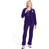 image:imageCherokee Infinity Scrub Jacket for Women Zip Front Contemporary FitGrape