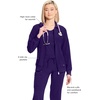 image:imageCherokee Infinity Scrub Jacket for Women Zip Front Contemporary FitGrape