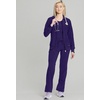 image:imageCherokee Infinity Scrub Jacket for Women Zip Front Contemporary FitGrape