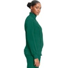 image:imageCherokee Infinity Scrub Jacket for Women Zip Front Contemporary FitHunter Green