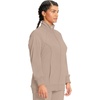 image:imageCherokee Infinity Scrub Jacket for Women Zip Front Contemporary FitKhaki
