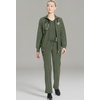 image:imageCherokee Infinity Scrub Jacket for Women Zip Front Contemporary FitOlive