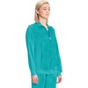 image:imageCherokee Infinity Scrub Jacket for Women Zip Front Contemporary FitTeal Blue