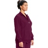 image:imageCherokee Infinity Scrub Jacket for Women Zip Front Contemporary FitWine