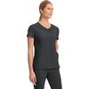 image:imageCherokee Infinity Scrub Top for Women Mock Wrap StretchBlack