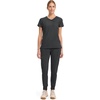 image:imageCherokee Infinity Scrub Top for Women Mock Wrap StretchBlack