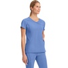 image:imageCherokee Infinity Scrub Top for Women Mock Wrap StretchBlue