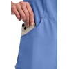 image:imageCherokee Infinity Scrub Top for Women Mock Wrap StretchBlue