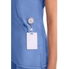 image:imageCherokee Infinity Scrub Top for Women Mock Wrap StretchBlue