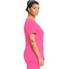 image:imageCherokee Infinity Scrub Top for Women Mock Wrap StretchCarmine Pink