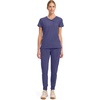 image:imageCherokee Infinity Scrub Top for Women Mock Wrap StretchGrape