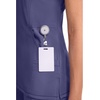 image:imageCherokee Infinity Scrub Top for Women Mock Wrap StretchGrape