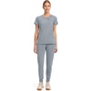 image:imageCherokee Infinity Scrub Top for Women Mock Wrap StretchGrey