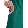 image:imageCherokee Infinity Scrub Top for Women Mock Wrap StretchHunter Green