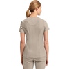 image:imageCherokee Infinity Scrub Top for Women Mock Wrap StretchKhaki
