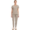 image:imageCherokee Infinity Scrub Top for Women Mock Wrap StretchKhaki