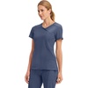 image:imageCherokee Infinity Scrub Top for Women Mock Wrap StretchNavy