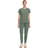 image:imageCherokee Infinity Scrub Top for Women Mock Wrap StretchOlive