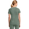 image:imageCherokee Infinity Scrub Top for Women Mock Wrap StretchOlive