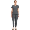 image:imageCherokee Infinity Scrub Top for Women Mock Wrap StretchPewter