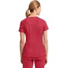 image:imageCherokee Infinity Scrub Top for Women Mock Wrap StretchRed