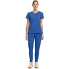 image:imageCherokee Infinity Scrub Top for Women Mock Wrap StretchRoyal