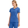 image:imageCherokee Infinity Scrub Top for Women Mock Wrap StretchRoyal