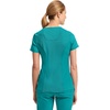 image:imageCherokee Infinity Scrub Top for Women Mock Wrap StretchTeal Blue