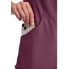 image:imageCherokee Infinity Scrub Top for Women Mock Wrap StretchWine
