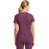 image:imageCherokee Infinity Scrub Top for Women Mock Wrap StretchWine