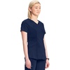 image:imageCherokee Infinity Scrubs for Women VNeck 4 Way Stretch 3 Pocket Scrub TopNavy