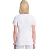 image:imageCherokee Infinity Scrubs for Women VNeck 4 Way Stretch 3 Pocket Scrub TopWhite
