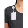 image:imageCherokee Infinity Womens Round Neck Scrub Top with 3 PocketsBlack