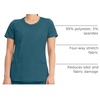image:imageCherokee Infinity Womens Round Neck Scrub Top with 3 PocketsCaribbean Blue