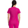 image:imageCherokee Infinity Womens Round Neck Scrub Top with 3 PocketsCarmine Pink