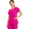 image:imageCherokee Infinity Womens Round Neck Scrub Top with 3 PocketsCarmine Pink