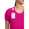 image:imageCherokee Infinity Womens Round Neck Scrub Top with 3 PocketsCarmine Pink