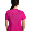 image:imageCherokee Infinity Womens Round Neck Scrub Top with 3 PocketsCarmine Pink