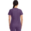 image:imageCherokee Infinity Womens Round Neck Scrub Top with 3 PocketsEggplant