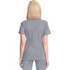 image:imageCherokee Infinity Womens Round Neck Scrub Top with 3 PocketsGrey