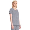 image:imageCherokee Infinity Womens Round Neck Scrub Top with 3 PocketsGrey