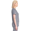 image:imageCherokee Infinity Womens Round Neck Scrub Top with 3 PocketsGrey