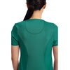 image:imageCherokee Infinity Womens Round Neck Scrub Top with 3 PocketsHunter Green