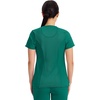 image:imageCherokee Infinity Womens Round Neck Scrub Top with 3 PocketsHunter Green